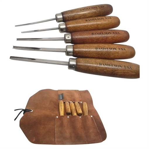 Picture of GUNSTOCK V & U CARVING SET 5PCGUNSTOCKWOOD