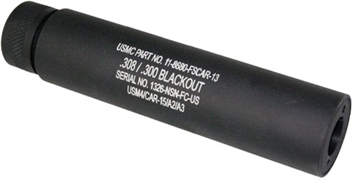 Picture of GUNTEC USA AR10 SLIP OVER FAKE SUPPRESSOR BLACK 1326-308