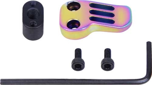 Picture of GUNTEC AR15 .308 EXTENDED MAGAZINE CATCH PADDLE RELEASE RAINBOW EXTMCMRPVD