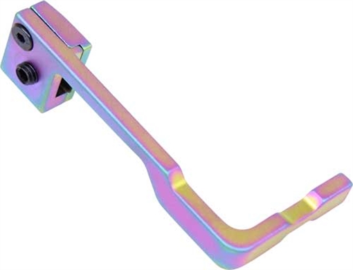 Picture of GUNTEC AR15 EXTENDED BOLT CATCH RELEASE RAINBOW PVD GTEBRMRPVD