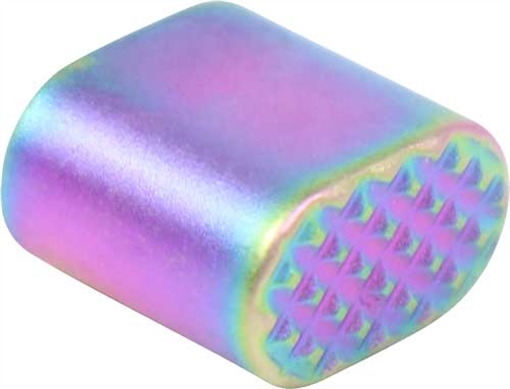 Picture of GUNTEC AR15 EXTENDED MAGAZINE BUTTON RAINBOW PVD COATED EXTBUTTONMRPVD