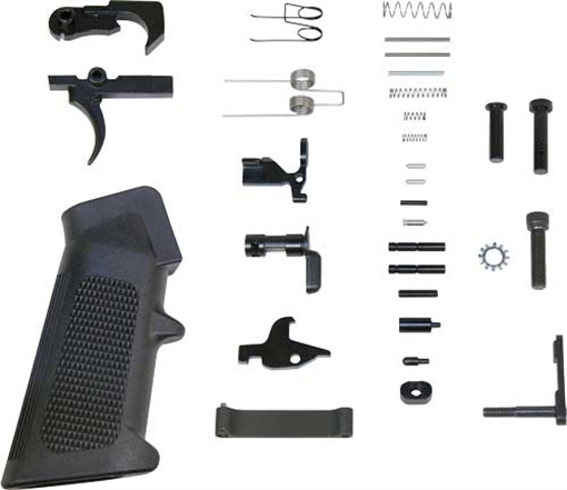 Picture of GUNTEC USA COMPLETE LOWER PARTS KIT AR15 WITH A2 PISTOL GRIP LPK-A2