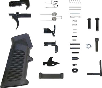 Picture of GUNTEC USA COMPLETE LOWER PARTS KIT AR15 WITH A2 PISTOL GRIP LPK-A2