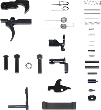 Picture of GUNTEC USA COMPLETE LOWER PARTS KIT AR15 "WITHOUT GRIP" LPK
