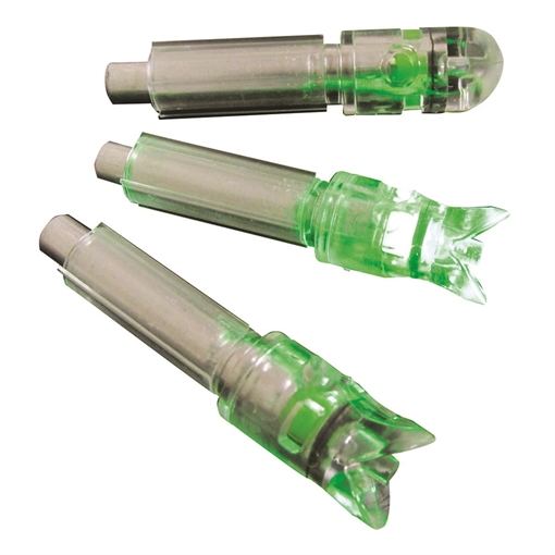 Picture of GWS GWS Lighted Crossbow Nocks Green 3 pk. 73000