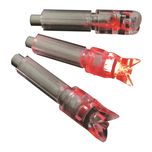 Picture of GWS GWS Lighted Crossbow Nocks Red 3 pk. 72000