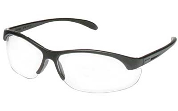 Picture of Howard Leight HL2000 Compact Safety Glasses, Black Frame, Clear Lens, Will Not Fit Adults - Ideal For Smaller Heads R-01638