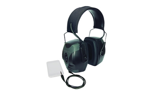 Picture of Howard Leight R01902 Impact Pro Electronic Muff 30 dB Over the Head Black/Gray Adult 1 Pair R01902 R-01902