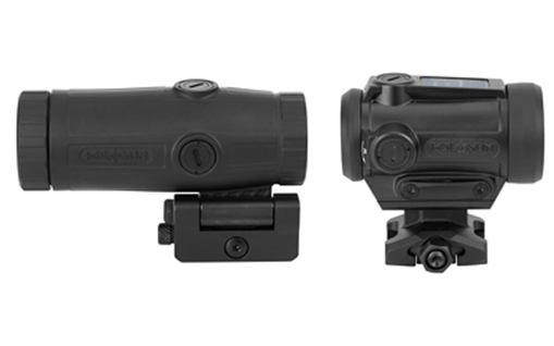 Picture of Holosun Technologies ARO and HM3X Magnifier, Red Dot, 2 MOA Dot, Fits 1913 Picatinny Rail, 1.63" Lower 1/3 Co-Witness Mount, Black ARO-RD2-HM3X ARORD2HM3X