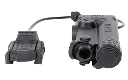 Picture of Holosun Technologies IRIS 1, Rifle Laser System, Red Laser, Fits Picatinny, Remote Activated Button, Anodized Finish, Black IRIS-RD1