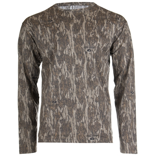 Picture of HABIT BEAR CAVE LONG SLEEVE TEE MO BOTTOMLAND XX-LARGE TS10006-M-8-6-2X-014 TS10006-014-2X