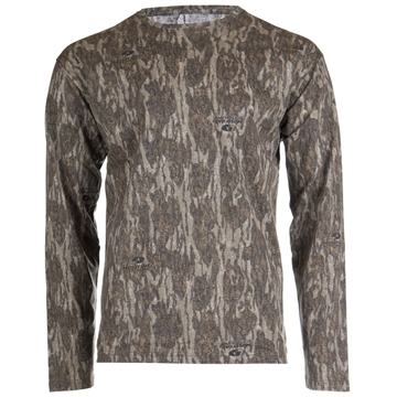 Picture of Habit Habit Bear Cave Camo Tee Long Sleeve Mossy Oak New Bottomland XL TS10006-014-XL TS10006XL