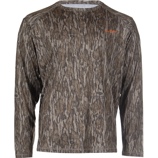 Picture of Habit Habit Men's Siesta Cape Long Sleeve Perf Tee M-Mossy Oak New Bottomland PT10018-M-8-6-M-014