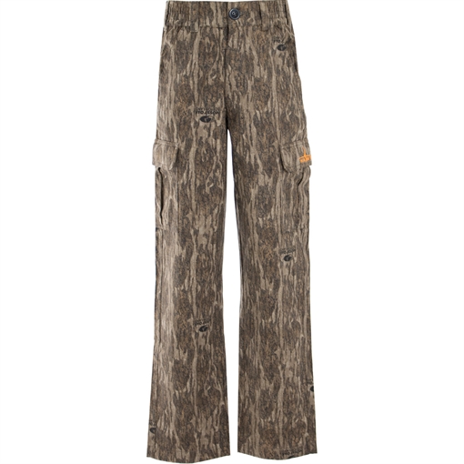 Picture of Habit Habit Youth Bear Cave 6 Pocket Camo Pant YS-Mossy Oak New Bottomland TP1113-M-8-6-YS-014