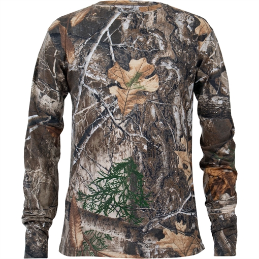 Picture of Habit Habit Youth Bear Cave Long Sleeve Camo Tee Realtree Edge Youth Medium TS10010-922-YM
