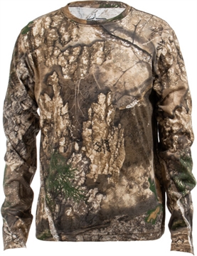 Picture of HABIT BEAR CAVE YOUTH TEE LONG SLEEVE REALTREE APX MED. TS10010-R-8-6-YM-8P9