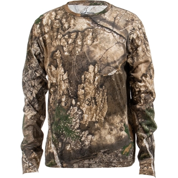 Picture of Habit Youth Bear Cave Long Sleeve Tee Realtree APX Youth Small TS10010-R-8-6-YS-8P9 847381039782