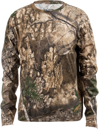 Picture of HABIT BEAR CAVE YOUTH TEE LONG SLEEVE REALTREE APX XL TS10010-R-8-6-YXL-8P9