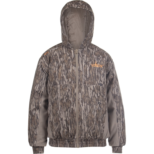 Picture of Habit Habit Youth Cedar Branch Ins Waterproof Bomber YM-Mossy Oak New Bottomland / Timberwolf WJ663-M-8-6-YM-3D6