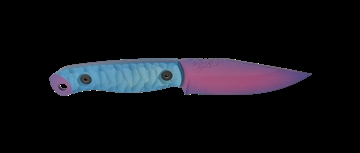 Picture of HALF FACE BLADES CROW SCALPER AURORA 4" BLADE, 8.3"OA, S45VN STEEL, MICARTA GRIP SCAL-AURORA 756542287491