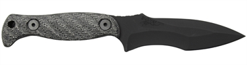 Picture of HALF FACE BLADES EXTREMIS 3.5" BLADE, 7.5"OA, S45VN STEEL, ARMOR BLK, GRAY MICARTA GRIP EXT-BCM-ABC