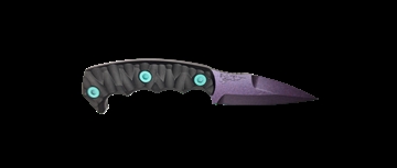 Picture of HALF FACE BLADES HUMINT COSMIC 3" BLADE, 8"OA, CPM S45VN STEEL, MICARTA GRIP HUM3-COSMIC