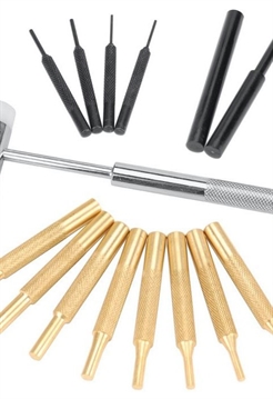 Picture of Wheeler Engineering HAMMER & PUNCH SET WITH HARD PLASTIC CASE 951900