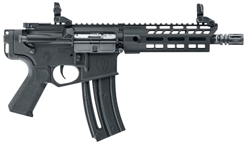 Picture of Hammerli Arms Tac R1 C 22 LR 20+1 9" Threaded, Black, No Brace, Aluminum Upper & Lower Receivers, Textured Grip, Flip Up Front/Rear Sights 5760507