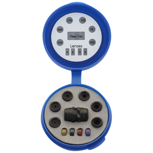Picture of Hamskea Hamskea Insight Peep Kit Deluxe Standard 6 Aperture 4 Clarifier Peep PEEP065