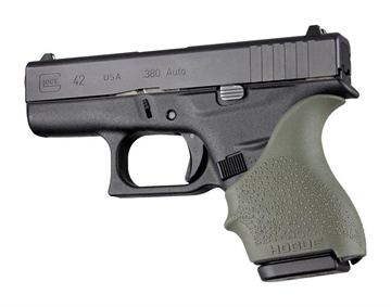 Picture of HandAll Beaver Tail Grip Sleeve Glock 42 43 OD Green 18201