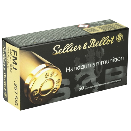 Picture of SELL & BELLOT 357 SIG 140G FMJ 50RD BOX 20 BOXES PER CASE SB357SIG