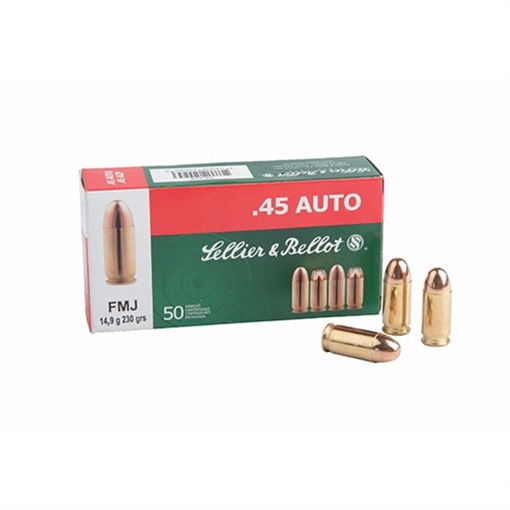 Picture of Sellier & Bellot 9X18MM MAKAROV 95GR FULL METAL JACKET 50/BOX SB9MAK