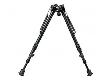 Picture of Harris Bipods 25CS Swivel 25C Swivel Stud, 13.50-27", Black Steel/Aluminum, Rubber Feet 25C S-25C
