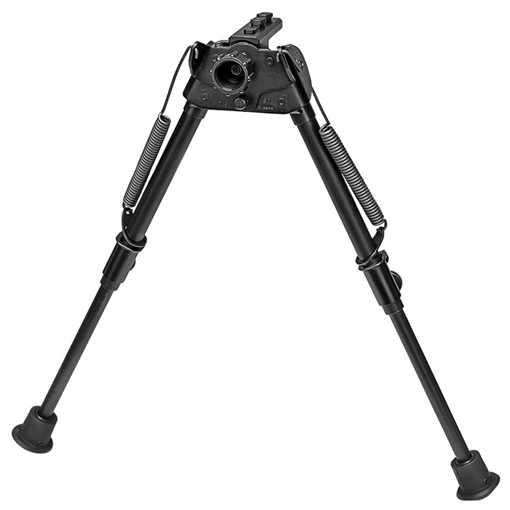 Picture of Harris Bipods S-LM-LOK Swivel L M-LOK, 9-13", Black Steel/Aluminum, Rubber Feet SLMLOK