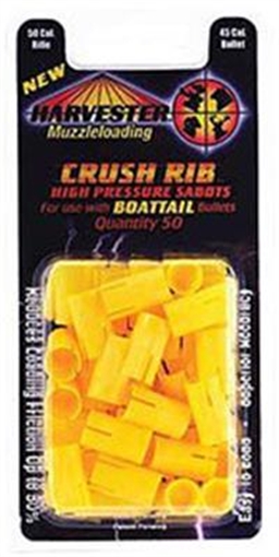 Picture of Harvester Muzzleloader 50 Cal. Crush Rib Sabots Fit 45 Cal. Bullets (Boattail) 50/pk H35045BYR