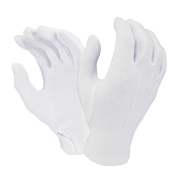 Picture of Hatch White Cotton Parade Gloves w/ Snap Back 1010861