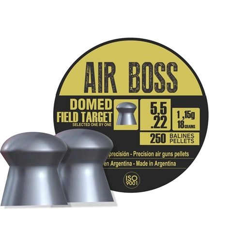 Picture of Hatsan Apolo Air Boss Domed Field Target Air Rifle Pellets .22 Cal 18 gr 250/ct E30203