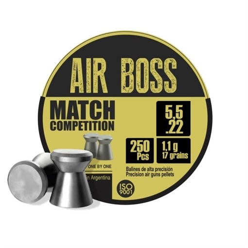 Picture of Hatsan Apolo Air Boss Match Competition Air Rifle Pellets .22 Cal 17 gr 250/ct E30302
