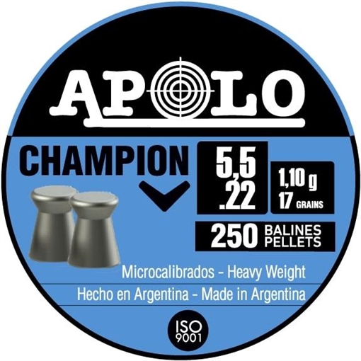 Picture of Hatsan Apolo Champion Air Rifle Pellets 22 Cal 17 gr 250/ct E19501