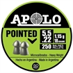 Picture of Hatsan Apolo Pointed Air Rifle Pellets 22 Cal 18 gr 250/ct E19601
