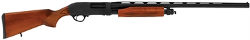 Picture of Hatsan USA Escort WS Full Size 12 Gauge Pump 3" 4+1 28" Black Chrome Vent Rib Barrel, Black Anodized Grooved Aluminum Receiver, Adjustable Turkish Walnut Stock HEWS122805W2