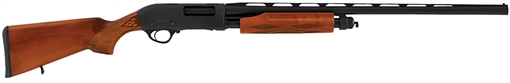 Picture of Hatsan USA Escort WS Full Size 20 Gauge Pump 3" 4+1 28" Black Chrome Vent Rib Barrel, Black Anodized Grooved Aluminum Receiver, Adjustable Turkish Walnut Stock HEWS202805W2