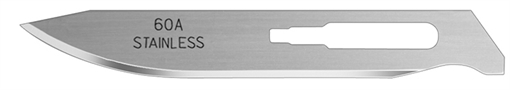 Picture of Havalon Piranta #70A Stainless Steel Thicker Blunt-Tip Blades - One Dozen SSC70ADZ