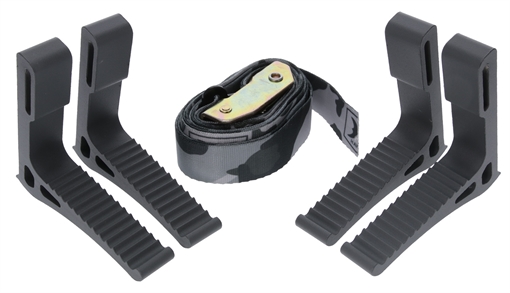 Picture of Hawk HWKSTP4PK Monkey Bar Steps Black Aluminum 4 Pack HWKSTP4PK HWK-STP-4PK