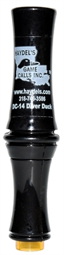 Picture of Haydel's Game Calls Diver Duck Open Call Attracts Ducks Black Acrylic DC14