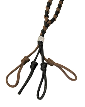 Picture of Haydel's Game Calls Deluxe 4 Call Lanyard, Camo Paracord DL98