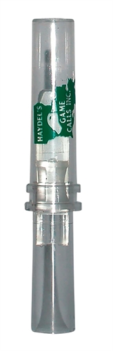 Picture of Haydel's Game Calls DR85 Double Reed Open Call Double Reed Mallard Sounds Attracts Ducks Clear Plastic DR85 DR-85