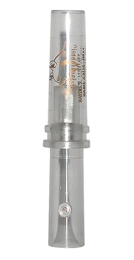 Picture of Haydel's Game Calls Government Hunter Baby Rabbit Open Call Double Reed Baby Cottontail/Jackrabbit Sounds Attracts Predators Clear Acrylic GHJ