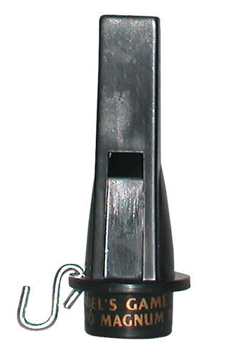 Picture of Haydel's Game Calls MP90 Magnum Whistle Call Mallard Drake/Pintail/Teal/Widgeon Sounds Attracts Ducks Black Plastic MP90 MP-90