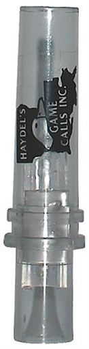 Picture of Haydel's Game Calls W81 Wood Duck Squealer Open Call Wood Duck Sounds Attracts Ducks Clear Plastic W81 W-81